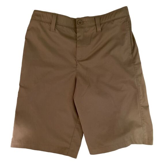 UNDER ARMOUR SIZE 14 TAN SHORTS - Picture 1 of 7